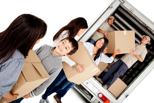Removals team planning a move in Brent