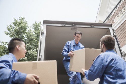 Moving day preparations for a Brent property relocation