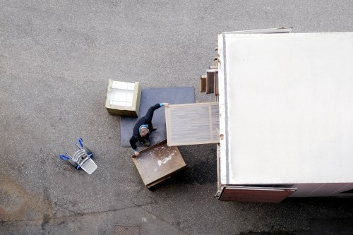 Professional student moving service in Brent with labelled boxes