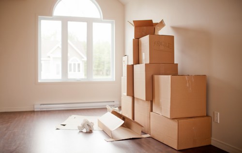 Secure packing and loading into a moving truck in Brent