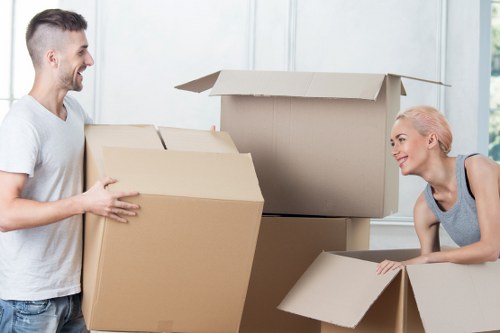 Household moving boxes and packing supplies in Brent