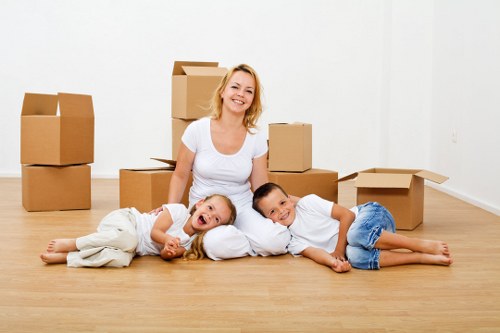 Preparing items for removal truck hire in Brent