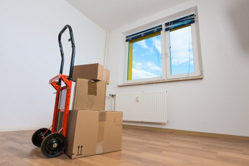 Careful packing and labeling for a Brent house move