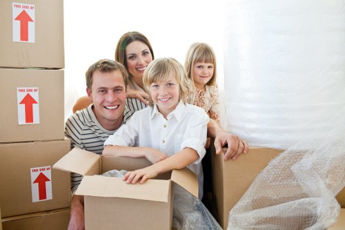 Furniture protection and loading preparation for a Brent move