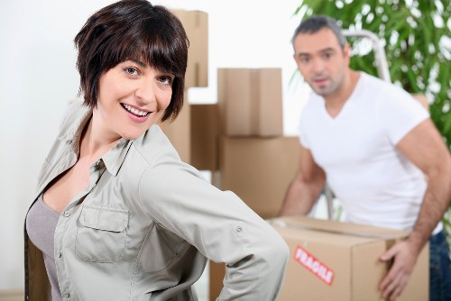 Careful packing and labelling for a house move in Brent