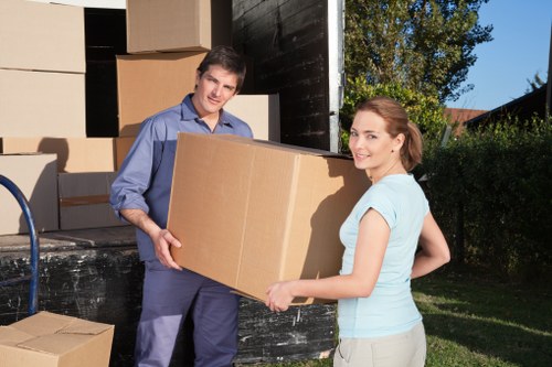 Professional man with van service in Brent for storage and delivery